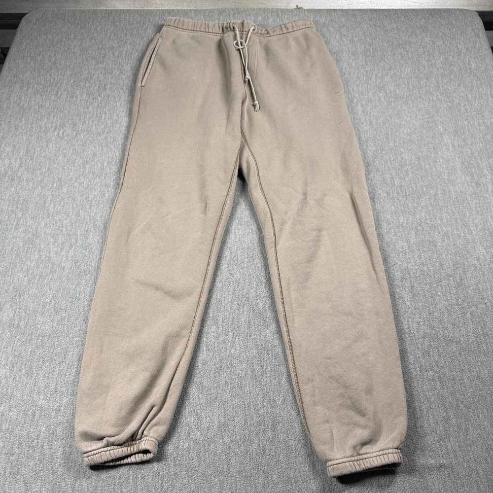 Elwood Sweatpants Mens S Brown Solid Heavyweight Organic Cotton Lounge Jogger